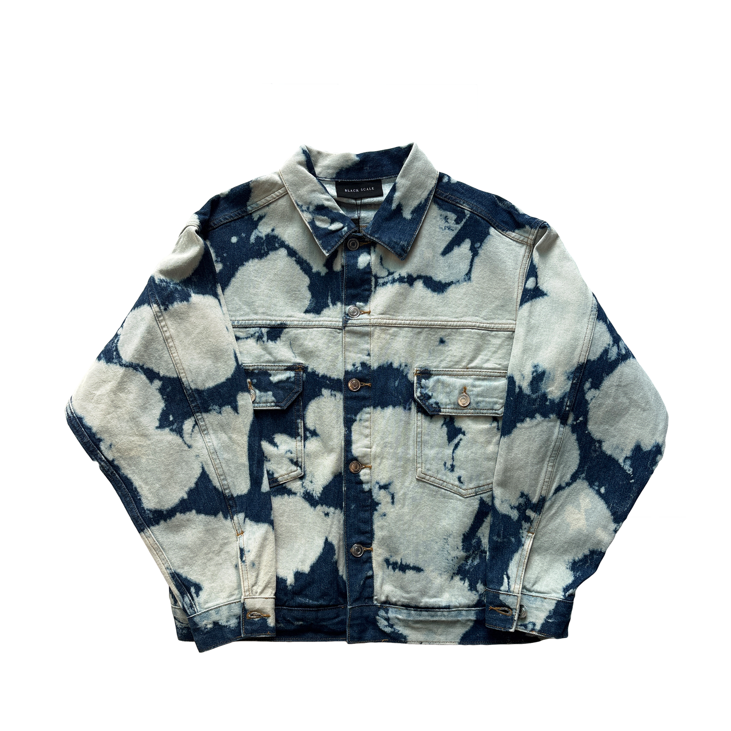 Black Scale Jeans Jacket