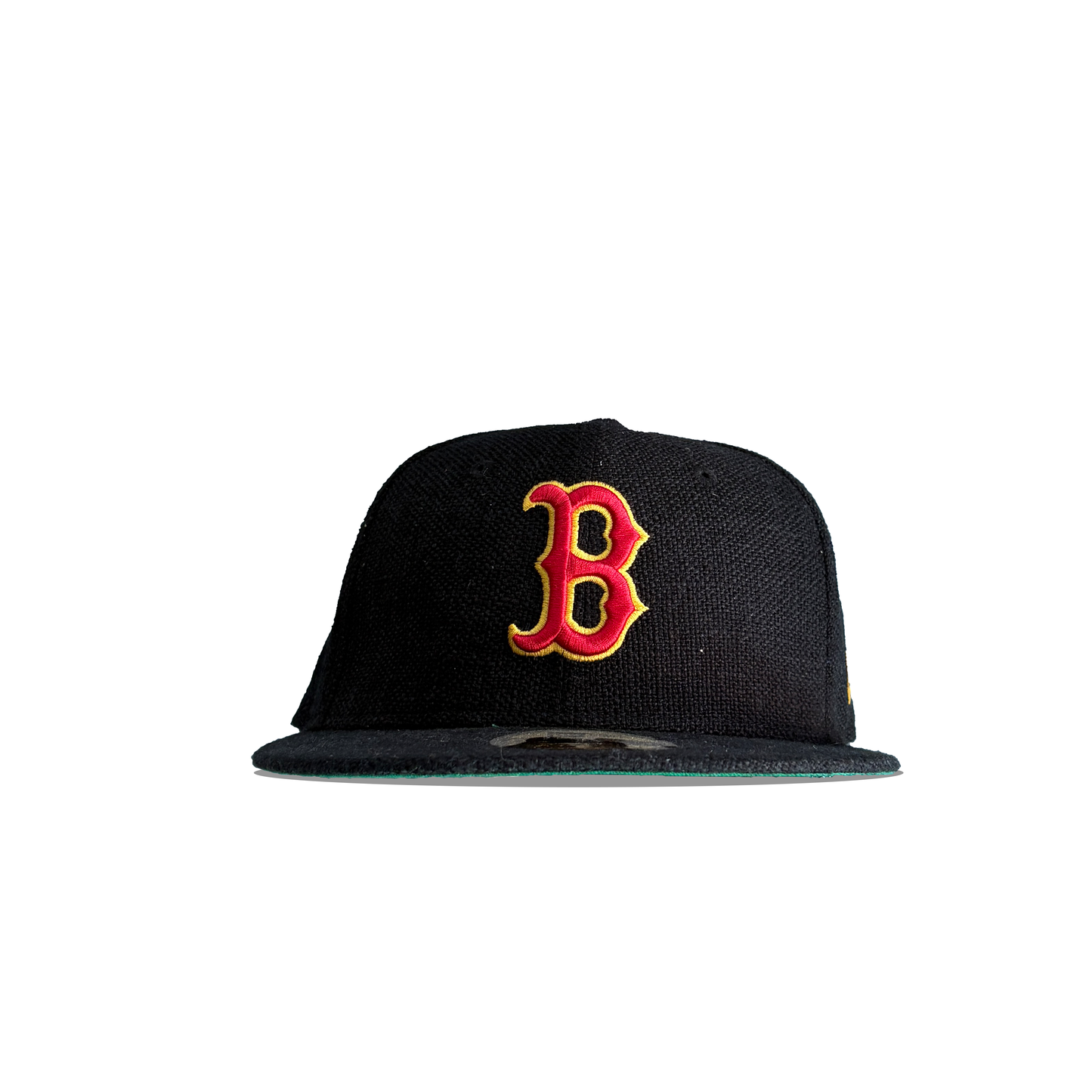 Boston red Six MLB Black Hemp Round Cap
