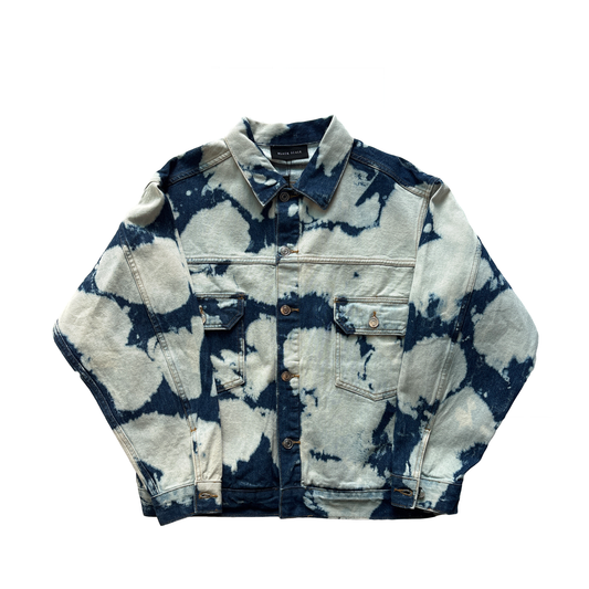 Black Scale Jeans Jacket